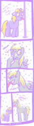 Size: 322x1168 | Tagged: safe, artist:steeve, derpy hooves, dinky hooves, pegasus, pony, g4, comic, equestria's worst mother, female, filly, foal, mare, pole, stupidity, tongue out, tongue stuck, tongue stuck to pole, too dumb to live