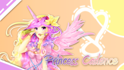Size: 1920x1080 | Tagged: safe, artist:the0ne-u-lost, princess cadance, human, g4, blushing, female, horn, horned humanization, humanized, open mouth, solo, winged humanization