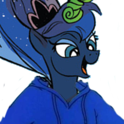 Size: 350x350 | Tagged: safe, edit, idw, princess luna, g4, spoiler:comic, background removed, carlos ramón, magic school bus, simple background, transparent background