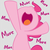 Size: 1000x1000 | Tagged: safe, artist:adequality, artist:maren, pinkie pie, earth pony, pony, g4, cheering, cute, dialogue, diapinkes, female, moar, more, open mouth, reaction image, smiling, solo