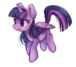 Size: 900x793 | Tagged: safe, artist:miikanism, twilight sparkle, alicorn, pony, g4, female, mare, simple background, solo, twilight sparkle (alicorn)