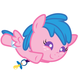 Size: 1500x1500 | Tagged: safe, artist:sunley, baby firefly, pony, g1, g4, baby, baby pony, button eyes, female, filly, foal, g1 to g4, generation leap, pacifier, simple background, transparent background, vector