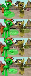 Size: 578x1382 | Tagged: safe, artist:dragonboi471, apple bloom, bon bon, cheerilee, daisy, daring do, flower wishes, lyra heartstrings, rarity, roseluck, scootaloo, spike, sweetie belle, sweetie drops, oc, oc:neon streak, g4, 3d, cutie mark crusaders, gmod