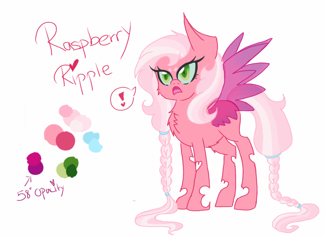 Mlp Oc Raspberry Daylight #817129 - safe, artist:citrusskittles, oc, oc only, oc:raspberry ripple ...