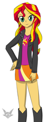 Size: 1648x4000 | Tagged: safe, artist:ultron98, artist:white mist, sunset shimmer, equestria girls, g4, my little pony equestria girls: rainbow rocks, female, solo