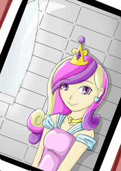 Size: 1581x2247 | Tagged: safe, artist:imotepnicholas, princess cadance, human, g4, female, humanized, solo