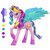 Size: 1500x1500 | Tagged: safe, princess celestia, alicorn, pony, g4, official, barrette, blue wings, brushable, colored wings, comb, electronic toy, female, irl, mare, photo, pinklestia, simple background, solo, stock image, toy, white background, wings