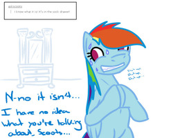 Size: 500x400 | Tagged: safe, rainbow dash, g4, ask, female, solo, tumblr