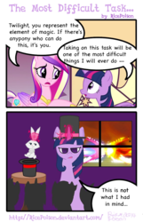 Size: 742x1151 | Tagged: safe, artist:ricepoison, edit, edited screencap, screencap, princess cadance, twilight sparkle, alicorn, pony, g4, twilight's kingdom, comic, female, mare, twilight sparkle (alicorn)