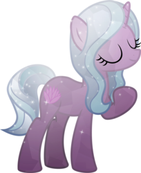 Size: 5000x6139 | Tagged: safe, artist:meteor-spark, oc, oc only, oc:crystal nightshade, .svg available, absurd resolution, crystallized, simple background, solo, transparent background, vector