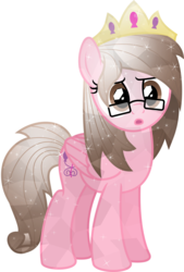 Size: 5000x7405 | Tagged: safe, artist:meteor-spark, oc, oc only, oc:sparkle bliss, crystal pony, .svg available, absurd resolution, crown, crystallized, jewelry, regalia, simple background, solo, transparent background, vector