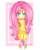 Size: 800x1000 | Tagged: safe, artist:kyou-shi, fluttershy, human, g4, chibi, clothes, female, humanized, solo, sweatershy