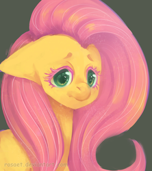 Size: 900x1012 | Tagged: safe, artist:rosaet, fluttershy, g4, female, solo