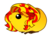 Size: 400x294 | Tagged: safe, artist:memoneo, sunset shimmer, guinea pig, g4, cute, female, looking up, simple background, smiling, solo, species swap, transparent background