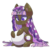 Size: 1000x1000 | Tagged: safe, artist:looji, oc, oc only, earth pony, crystal ball, fortune teller, solo