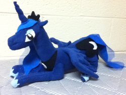 Size: 900x675 | Tagged: safe, artist:dragon-hobbit101, princess luna, g4, irl, photo, plushie, solo