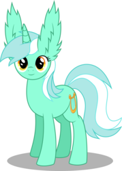 Size: 2242x3134 | Tagged: safe, artist:9de-light6, lyra heartstrings, pony, g4, female, high res, impossibly large ears, solo