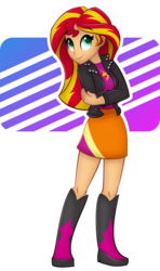 Size: 559x945 | Tagged: safe, artist:ctb-36, sunset shimmer, equestria girls, g4, my little pony equestria girls: rainbow rocks, female, solo