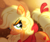 Size: 2000x1670 | Tagged: safe, artist:xwhitedreamsx, applejack, earth pony, pony, g4, applejack's hat, bandana, bruised, cowboy hat, female, hat, messy mane, solo