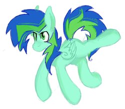 Size: 578x504 | Tagged: safe, artist:trippiehippie, oc, oc only, pegasus, pony, colored, colt, male