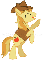 Size: 900x985 | Tagged: safe, artist:kirbtaro05, braeburn, g4, male, solo