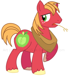 Size: 866x948 | Tagged: safe, artist:kirbtaro05, big macintosh, earth pony, pony, g4, male, solo, stallion