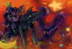 Size: 2500x1700 | Tagged: safe, artist:rumbletree6, princess luna, g4, female, solo