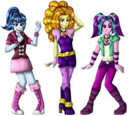 Size: 3129x2823 | Tagged: safe, artist:namyg, adagio dazzle, aria blaze, sonata dusk, equestria girls, g4, my little pony equestria girls: rainbow rocks, high res, the dazzlings