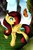 Size: 730x1095 | Tagged: safe, artist:thelyuba1211, fluttershy, butterfly, pony, g4, female, forest, mare, solo