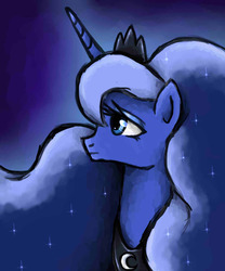 Size: 1000x1200 | Tagged: safe, artist:denigirl, princess luna, g4, female, portrait, solo