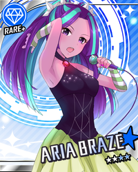 Size: 640x800 | Tagged: safe, artist:weiliy, aria blaze, equestria girls, g4, my little pony equestria girls: rainbow rocks, armpits, engrish, fail, female, idolmaster, misspelling, pixiv, solo