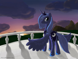 Size: 1221x932 | Tagged: safe, artist:flak--k, princess luna, g4, female, s1 luna, solo