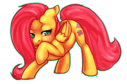 Size: 657x437 | Tagged: safe, artist:bricu, fluttershy, g4, female, solo