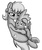 Size: 1049x1261 | Tagged: safe, artist:anibaruthecat, ms. harshwhinny, spike, dragon, g4, cuddling, cute, female, grayscale, hug, male, monochrome, ship:spikewhinny, shipping, snuggling, straight
