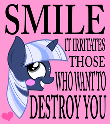 Size: 884x1000 | Tagged: safe, artist:mypaintedmelody, oc, oc only, oc:silverlay, original species, pony, umbra pony, smiling, solo