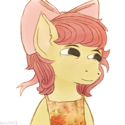 Size: 600x600 | Tagged: safe, artist:comickit, apple bloom, g4, female, if you know what i mean, solo