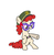 Size: 755x777 | Tagged: safe, artist:samey90, twist, pony, g4, bipedal, cute, female, filly, filly guides, glasses, grin, happy, pointing, simple background, smiling, solo, squee, standing, white background