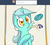 Size: 1280x1152 | Tagged: safe, artist:docwario, bon bon, lyra heartstrings, sweetie drops, earth pony, pony, g4, askblankbon, inanimate tf, mirror, toothbrush, transformation, tumblr, wat