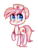 Size: 510x672 | Tagged: safe, artist:astrequin, nurse redheart, earth pony, pony, g4, blushing, cute, cutie mark, eyelashes, female, hair bun, heart eyes, heartabetes, raised hoof, simple background, solo, stethoscope, tail, transparent background, wingding eyes