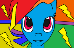 Size: 908x593 | Tagged: safe, artist:sonicwolf145, rainbow dash, g4, female, solo