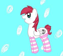 Size: 818x719 | Tagged: safe, artist:pinkieandthedoctor, oc, oc only, oc:lights, clothes, socks, solo, striped socks