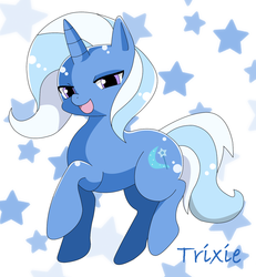 Size: 1292x1396 | Tagged: safe, artist:shiragariria, trixie, pony, unicorn, g4, female, mare, pixiv, solo