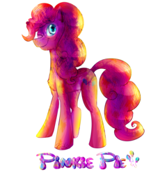 Size: 1920x2000 | Tagged: safe, artist:krazykat3, pinkie pie, g4, female, solo