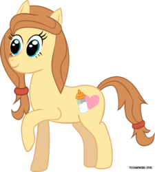 Size: 2466x2741 | Tagged: safe, artist:techarmsbu, oc, oc only, oc:cream heart, earth pony, pony, .svg available, earth pony oc, female, high res, mare, simple background, solo, transparent background, vector