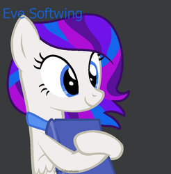 Size: 951x968 | Tagged: safe, artist:monkfishyadopts, oc, oc only, oc:eve softwing, base used, book, solo