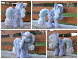 Size: 1024x768 | Tagged: safe, artist:svetlashe4ka, oc, oc only, oc:snowdrop, pegasus, pony, customized toy, fence, irl, multiple views, outdoors, photo, plushie, spread wings, toy, wings