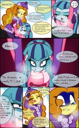 Size: 702x1139 | Tagged: safe, artist:queentigrel, adagio dazzle, sonata dusk, equestria girls, g4, a dazzling winter, comic, crying, implied death, psychonata dusk