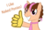 Size: 3244x2223 | Tagged: safe, artist:zacatron94, oc, oc only, oc:think pink, foam finger, high res, simple background, solo, transparent background, vector