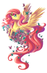 Size: 837x1300 | Tagged: safe, artist:falleninthedark, fluttershy, pegasus, pony, g4, female, mare, simple background, solo, transparent background, unshorn fetlocks