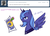 Size: 649x470 | Tagged: safe, artist:lulubell, princess luna, ask princess luna, g4, ask, drawing, female, magic, moon, s1 luna, simple background, solo, tumblr, white background